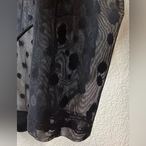 Bodysuit mesh polka dot long sleeve - Picture 9 of 12